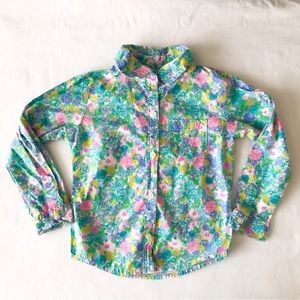 Carter's Toddler Girl's Floral 3T button down shirt